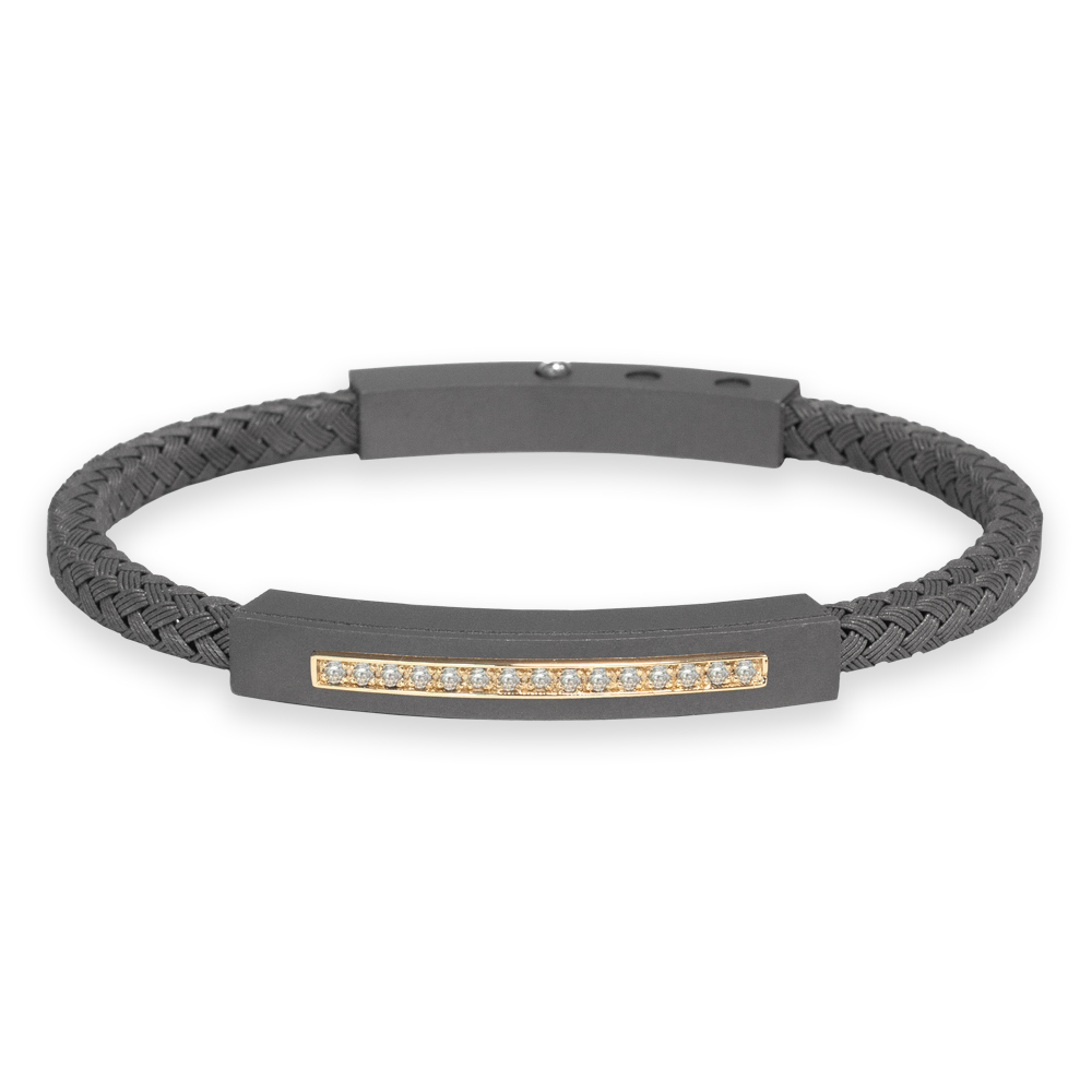 Bracciale Borsari Gioielli in titanio e oro