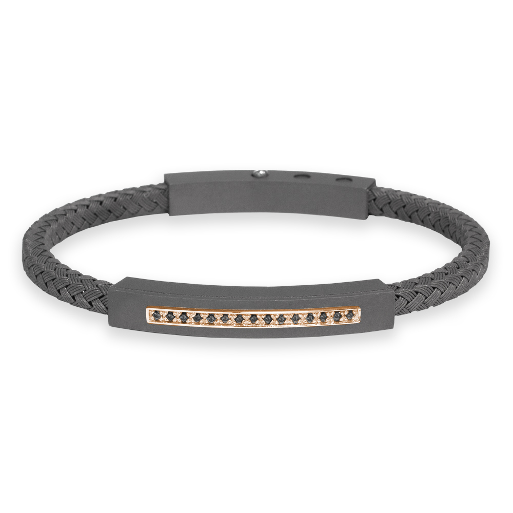 Bracciale Borsari Gioielli in titanio e oro