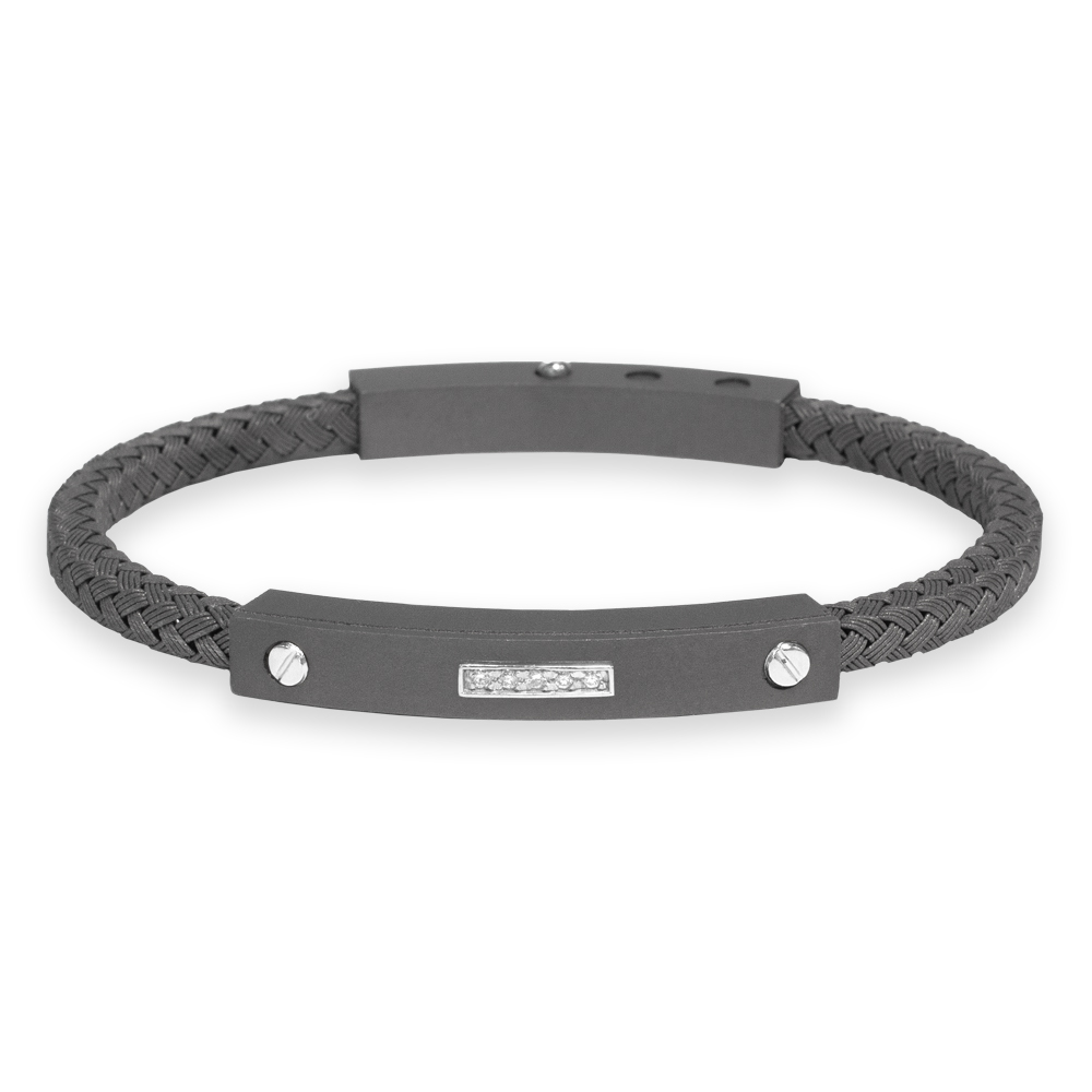 Bracciale Borsari Gioielli in titanio e oro