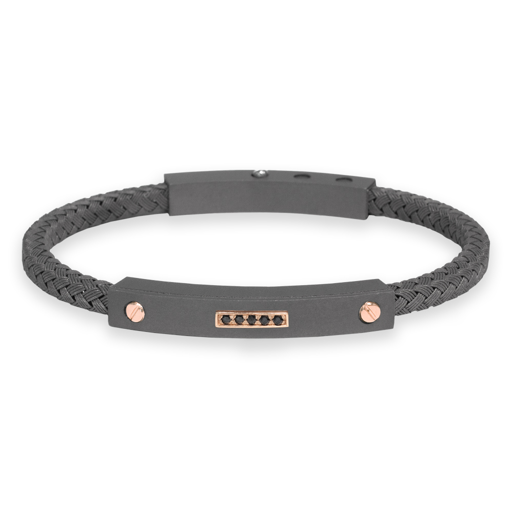 Bracciale Borsari Gioielli in titanio e oro