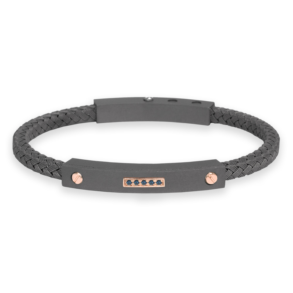 Bracciale Borsari Gioielli in titanio e oro