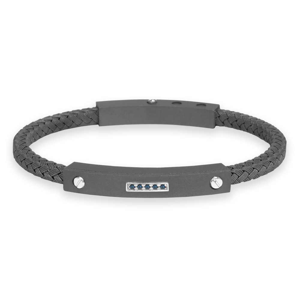 Bracciale Borsari Gioielli in titanio e oro