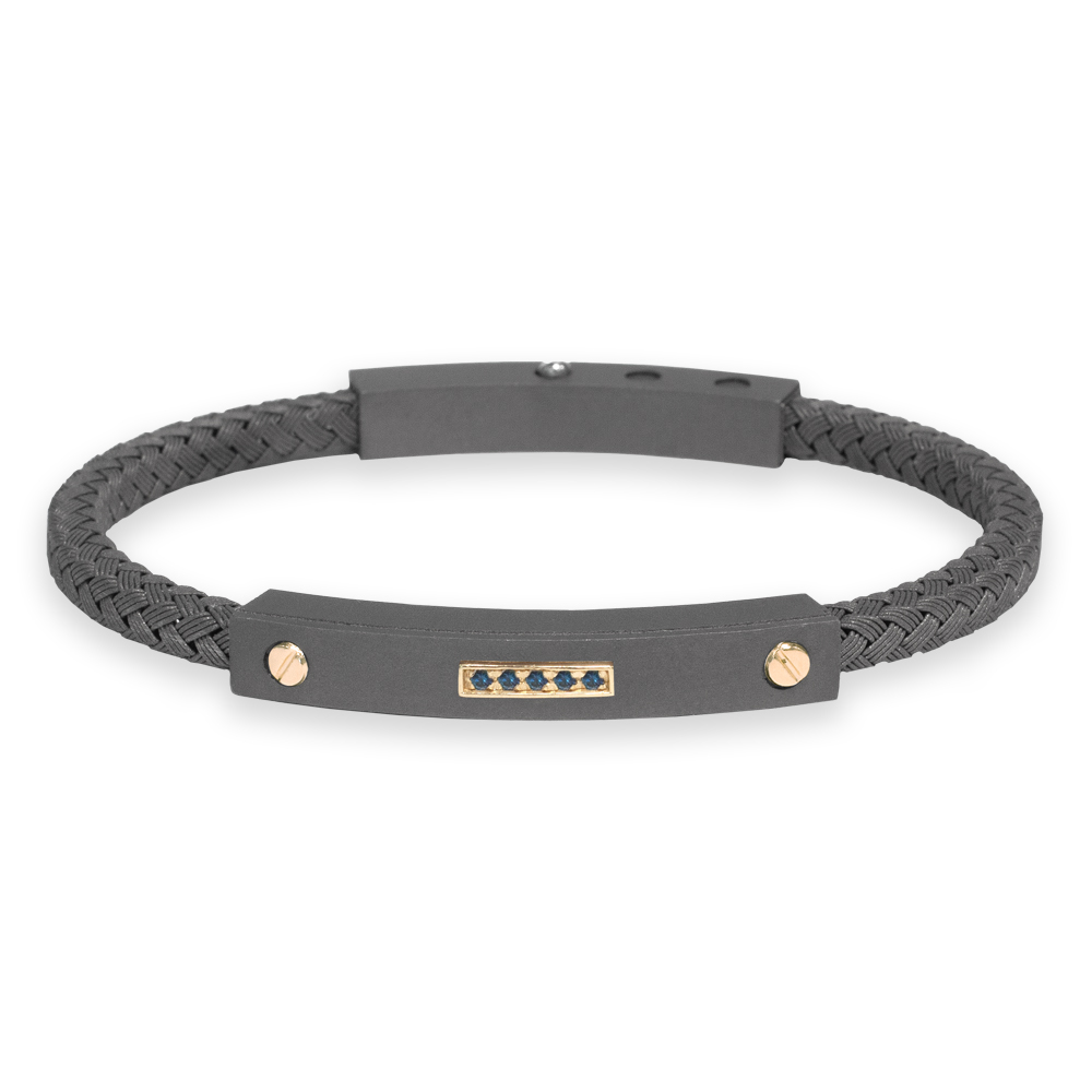 Bracciale Borsari Gioielli in titanio e oro