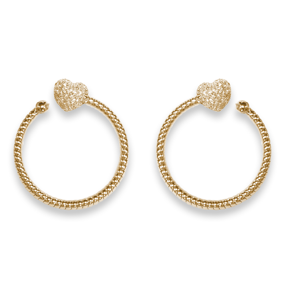 Orecchini Borsari Gioielli in argento 925% e cubic zirconia