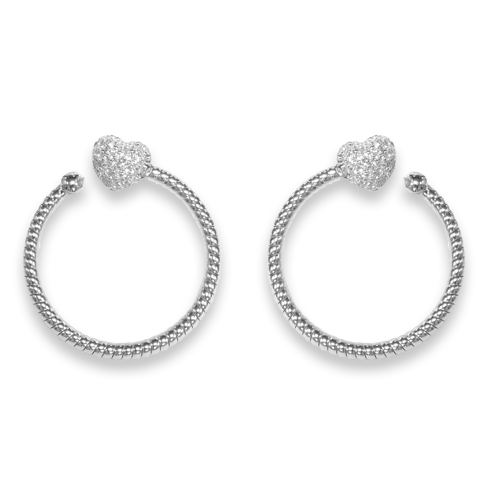 Orecchini Borsari Gioielli in argento 925% e cubic zirconia