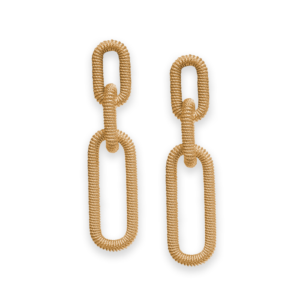 Orecchini "allungata" Borsari Gioielli in argento 925%