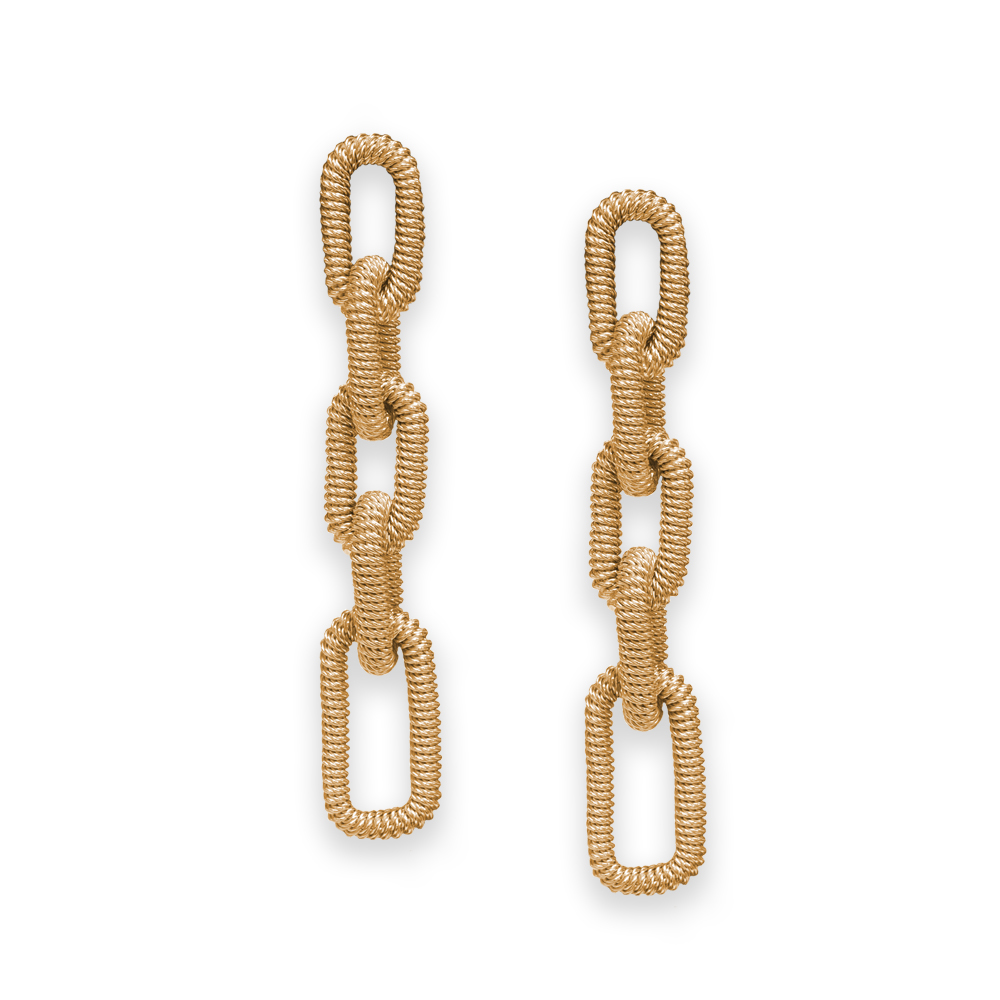 Orecchini "allungata" Borsari Gioielli in argento 925%