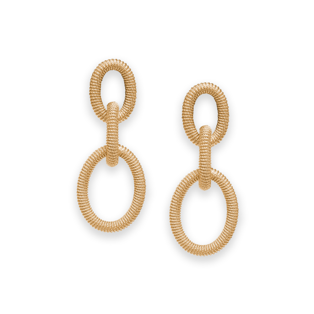 Orecchini "forzatina" Borsari Gioielli in argento 925%