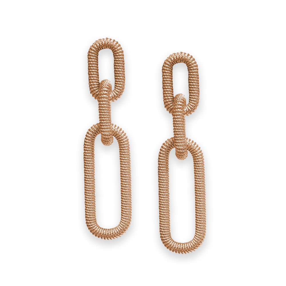 Orecchini "allungata" Borsari Gioielli in argento 925%