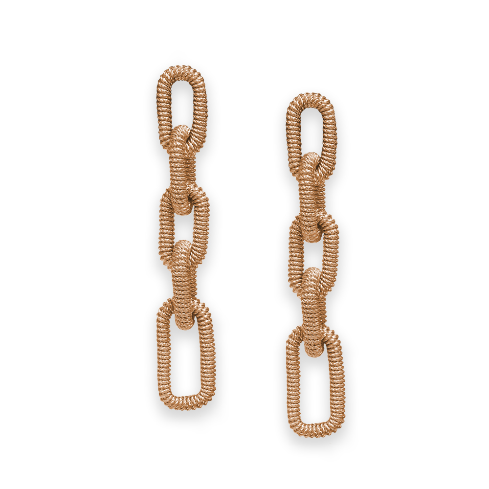 Orecchini "allungata" Borsari Gioielli in argento 925%