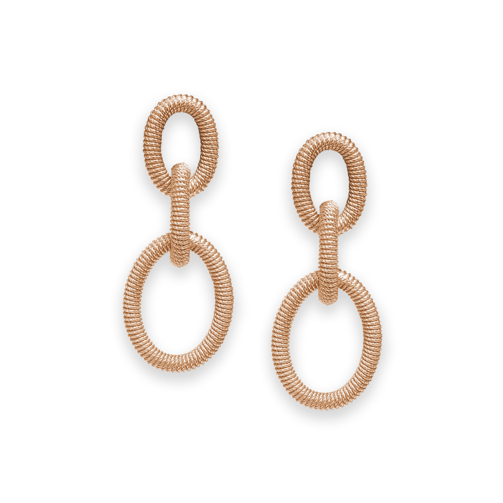 Orecchini "forzatina" Borsari Gioielli in argento 925%