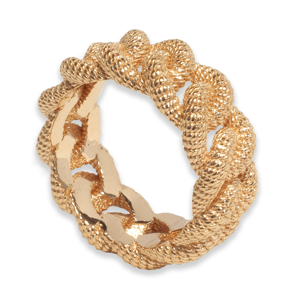 Anello "grumetta" Borsari Gioielli in argento 925%