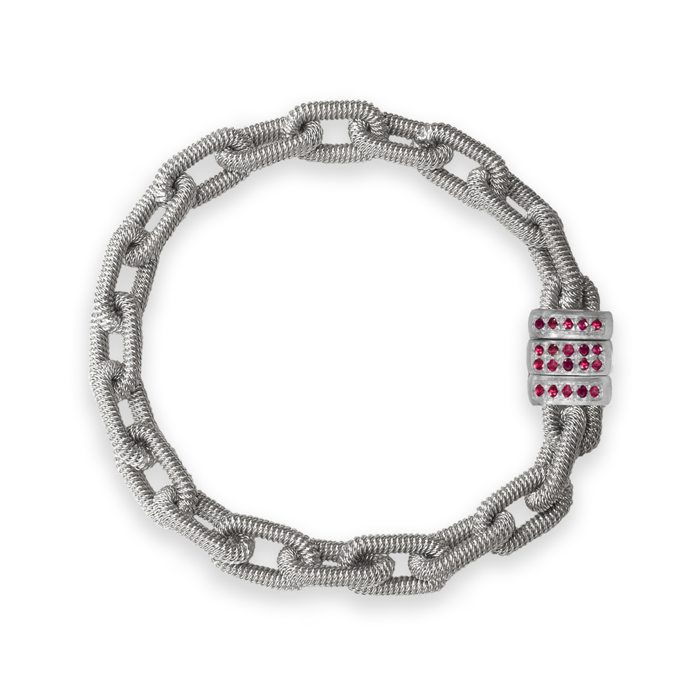 Bracciale "allungata" Borsari Gioielli  in argento 925%