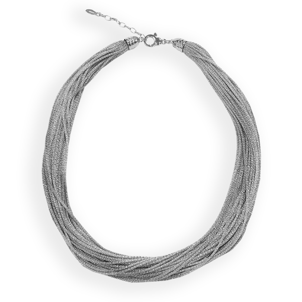 Collana girocollo  Borsari Gioielli in filato metallico