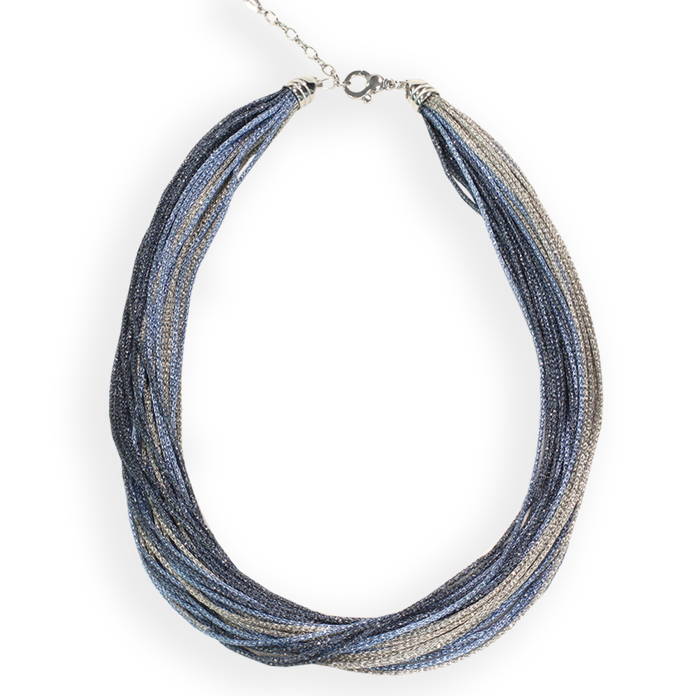 Collana girocollo  Borsari Gioielli in filato metallico