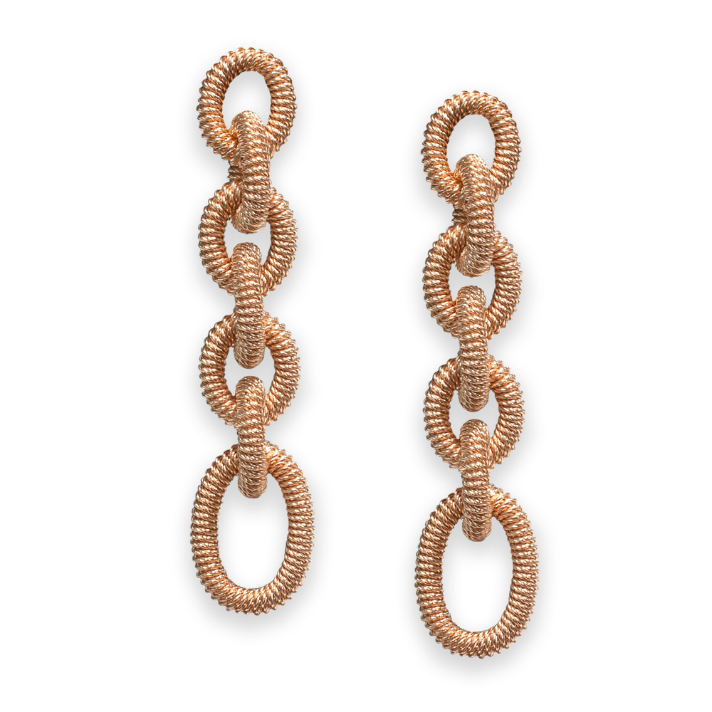 Orecchini "forzatina" Borsari Gioielli in argento 925%