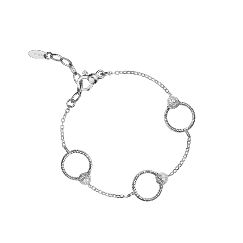 Bracciale Borsari Gioielli in argento 925% e zirconi