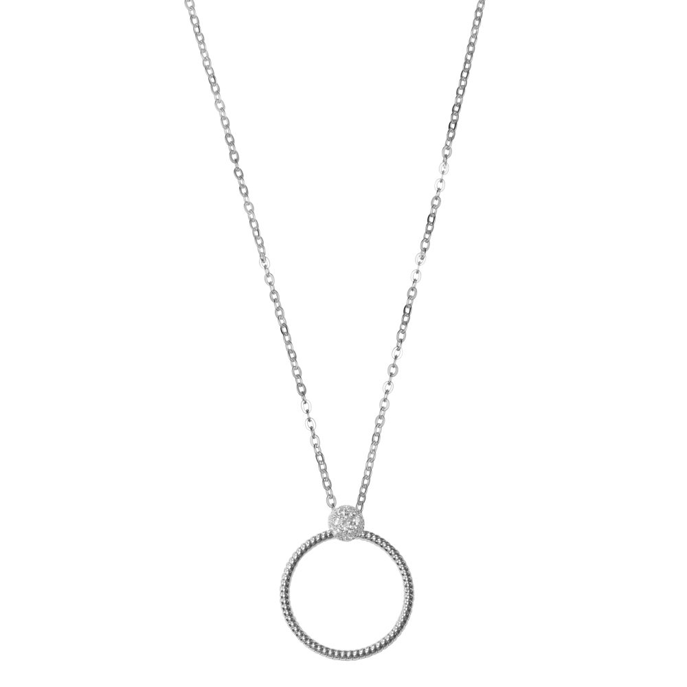 Collana Borsari Gioielli in argento 925% e zirconi